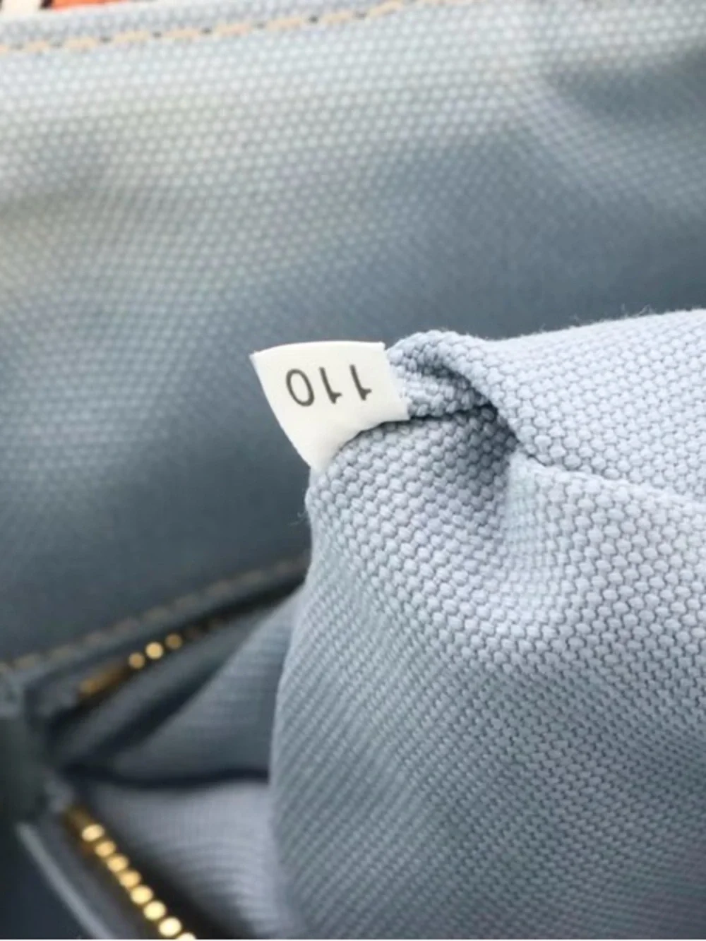 Prada Light Blue Surfing Print Canvas Tote Bag